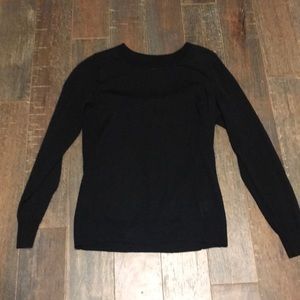 Jcrew factory long sleeve black sweater